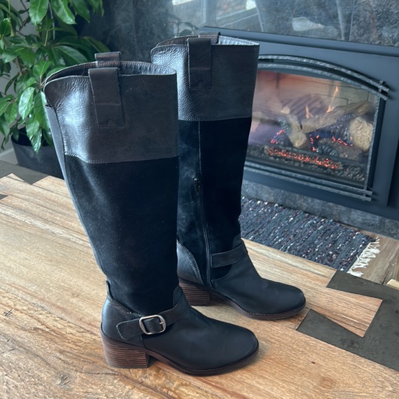 Lucky Brand Kailan riding knee high leather boot - Picture 4 of 12